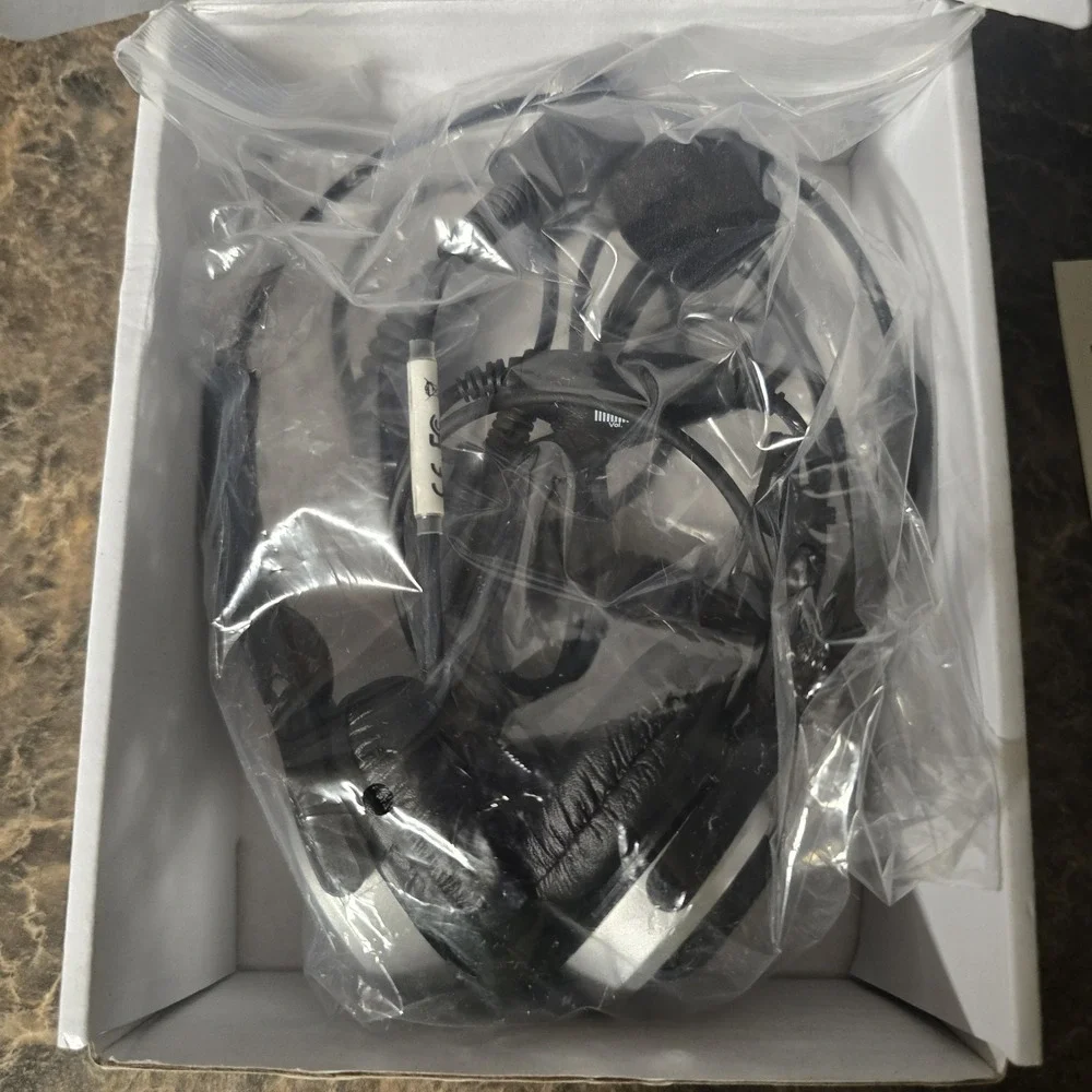 Voistek Corded Binaural Call Center Telephone RJ Headsets H20PA10 Lot Of 5